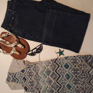 LEE RIDERS capri style jeans size 14M